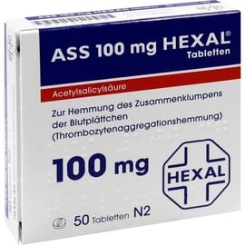 Hexal ASS 100 HEXAL Tabletten 50 St.