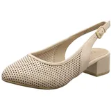 CAPRICE Slingpumps in Cream Nappa, - Gr.: 39 EU