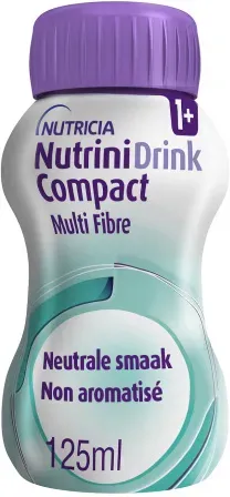 Nutricia NutriniDrink Compact Multi Fibre Neutralgeschmack Trinkflaschen 4x125ml