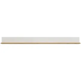 Lomadox Crisp-61 Wandregal 170 x 15 x 20 cm Weiß/Wotan Eiche