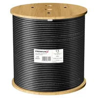 PremiumX Premium X CAT 7 Outdoor Netzwerkkabel 250m – 10 Gbit/s Erdkabel Datenkabel Ethernetkabel LAN Kabel für Außen S/FTP AWG23/1 Verlegekabel - reines