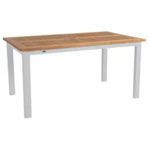 Brafab Lyon Gartentisch 152-210 x 90 x 76 cm Hellgrau/Teak