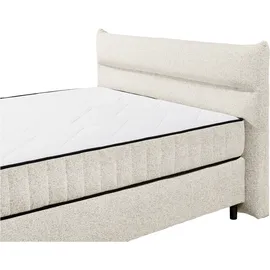 ed exciting design Boxspringbett VLIELAND Premium 9-Zonen-Tonnentaschenfederkern Duo-Matratze mit Kokosmatte beige
