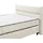 ed exciting design Boxspringbett VLIELAND Premium 9-Zonen-Tonnentaschenfederkern Duo-Matratze mit Kokosmatte beige