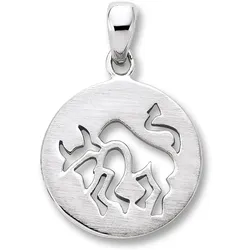 Sternzeichen-Anhänger ONE ELEMENT "Stier Sternzeichen Anhänger aus 925 Silber", silber, Schmuckanhänger, Damen, Stier, Silber 925 (Sterlingsilber), Damen Silber Schmuck Stier