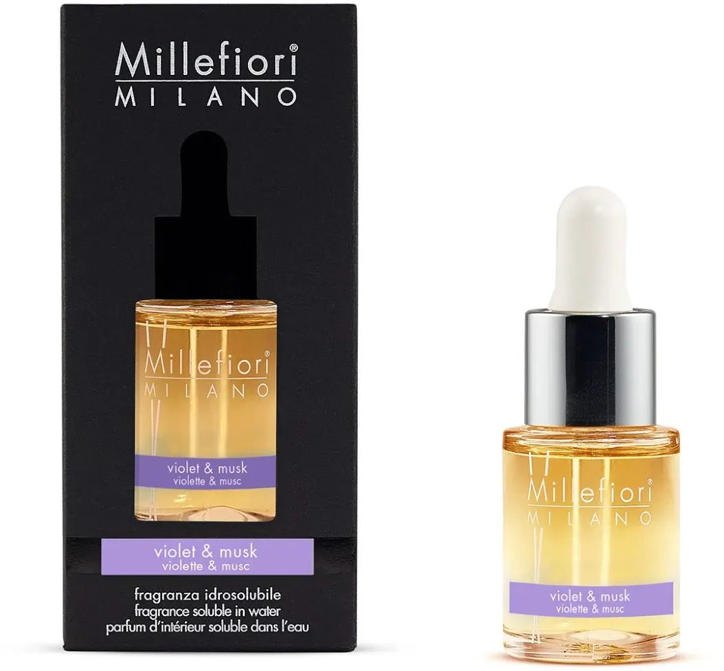 MILLEFIORI MILANO wasserlösliches Duftöl 15 ml VIOLET & MUSK