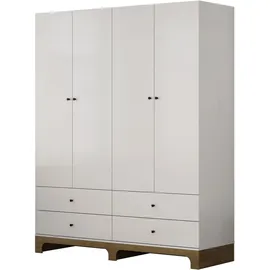 OTTO home Kleiderschrank Oslo 160 x 200 x 52 cm Weiß