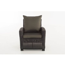 CLP Fisolo 5mm Loungesessel schwarz/anthrazit