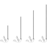Heilmetz Heizstab Heizpatrone 1200W Heizelement für Badheizkörper, aus Edelstahl, Weiß, Elektroheizstab Heizungen Heizkörper Handtuchtrockner, Elektro Heizstab mit Stecker