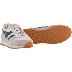 Gola Sneaker Quest Carnaby 2025 - Made in England - offweiss/rosa/immergrün Damen