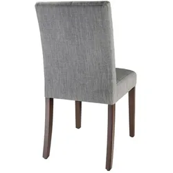 Bolero Chiswick Esszimmerstühle Holzkohle Grau (2Er Pack) (2 Stück)