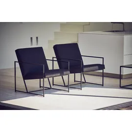 jan kurtz Sessel Style Polyester 62 x 75 x 78 cm Schwarz