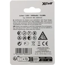 XCell 18650 Li-Ion Akku 3400 mAh 1 St.
