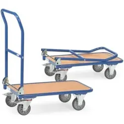 fetra Klappwagen KW 1, Tragkraft 250kg, TPE-Reifen, klappbarer Schiebebügel
