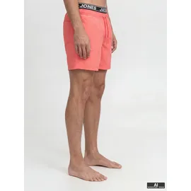JACK & JONES Badeshorts JPSTMAUI SURF DOUBLE WB SWIM SHORTS Rot M