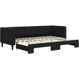 vidaXL Tagesbett 80 x 200 cm Schwarz
