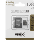 Verico 128GB microSD C10 UHS-1 Speicherkarte inkl. Adapter