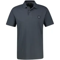 Lerros Poloshirt LERROS "Maskulines Poloshirt mit griffiger Struktur in großen Größen", Herren, Gr. 3XL, grau (lava grau), 100% Baumwolle, ohne Ausschnitt, Shirts