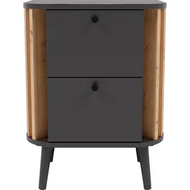 Home Affaire Nachtschrank Stavanger 45 x 33 x 60 cm Grau