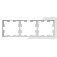 Merten Rahmen 3fach, Kristallweiß