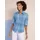 Classic Basics Karo-Bluse blau 54