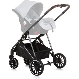 Chipolino Aura 2 in 1 umbaubar Wickeltasche Aschgrau Schwarz