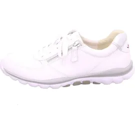 Gabor Damen Low-Top Sneaker, Frauen Halbschuhe 7 - Weiß