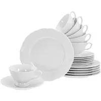 CreaTable Maria Theresia Kaffeeservice 18-tlg. weiß