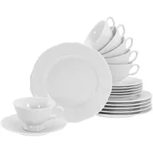 CreaTable Maria Theresia Kaffeeservice 18-tlg. weiß