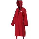 Arena Unisex Zeppelin Light ROBE Mantel, rot - Red-white - M