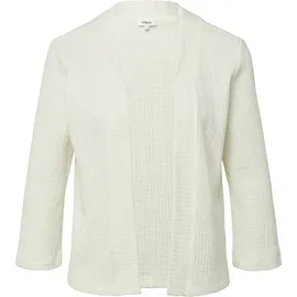 s.Oliver Leichte Jacke aus Strukturjersey Beige XL