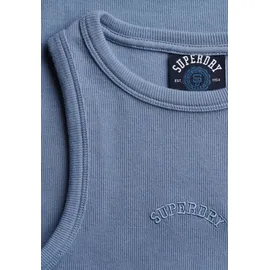 Superdry ESSENTIAL LOGO RACER VEST Blau S