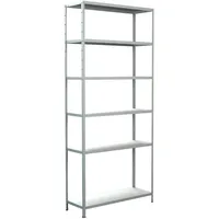 SCHULTE Regalwelt Schulte Steck-Grundregal 230 cm x 100 cm x 35 cm Weiß