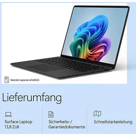 Microsoft Surface Laptop 8 13,8" Snapdragon X2 Plus 16 GB RAM 512 GB SSD Win11 Home Schwarz EP2-60927