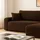 Inter Ecksofa Austin 244x145 cm Cord Braun Poso 06