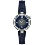 Tissot T152.010.16.038.01 Damenuhr Désir mit Lederband Blau