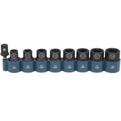 Makita Schlagnuss-Set IMPACT BLACK 9-tlg. 9-tlg., 1/2"