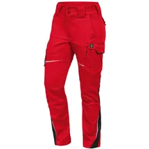 Triuso Leibwächter Damen Bundhose ohne Knietaschen Flex-Line FLXDHO22 Gr. 48 rot/schwarz