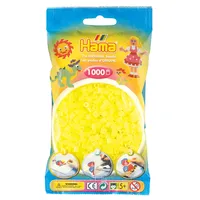 Hama Beutel mit Perlen 1000 St. neon gelb