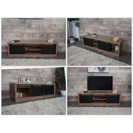 MCW K75 TV-Lowboard 150 x 40 x 43 cm Braun Holz/Metall