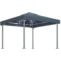 vidaXL Pavillon 3 x 3 m Anthrazit