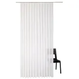 Wirth Gardine Audrey (1 St), Faltenband, halbtransparent, Store mit FB 1:3 nach Maß weiß 1000 cm x 175 cm