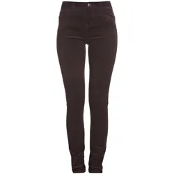 OPUS Cord-Hose modische Damen Freizeit-Hose in 5-Pocket-Stil Bordeaux - W34/L32