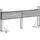vidaXL Kopfteil mit Stauraum mit Ladestation Grau Sonoma 180 cm 859823