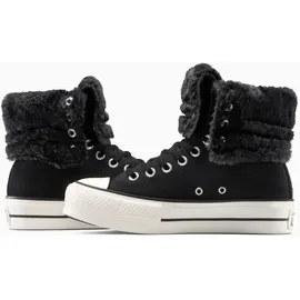 Converse Chuck Taylor All Star Fold Over Lift Damen Schwarz 42,5