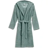 Möve Superwuschel Bademantel mit Kapuze Kids & Teens aus 100% Baumwolle, Größe 140, tea
