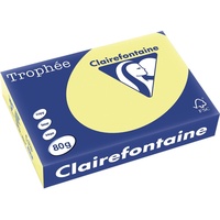 Clairefontaine Trophée Universalpapier matt hellgelb, A3, 80g/m2, 500 Blatt