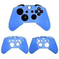Fashion Game Controller Silicon Gel Hülle Deckung Haut für Microsoft Xbox One-Blau