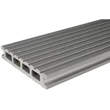 Kovalex WPC-Terrassendiele Exklusiv nach Maß  (330 x 14,5 x 2,6 cm, Grau)