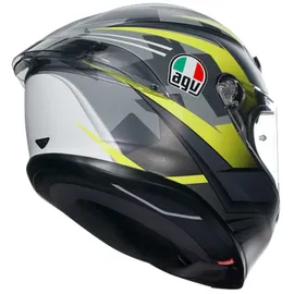 AGV K6 S Excite Integralhelm - Matt Grau/Neon-Gelb / XXL
